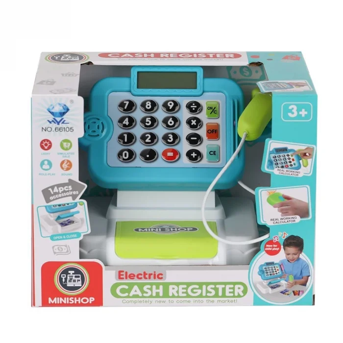  66105 Sesli ve Işıklı Yazar Kasa -Prestij Oyuncak