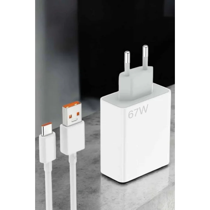  67W Şarj Aleti Turbo Hızlı Type-C Şarj