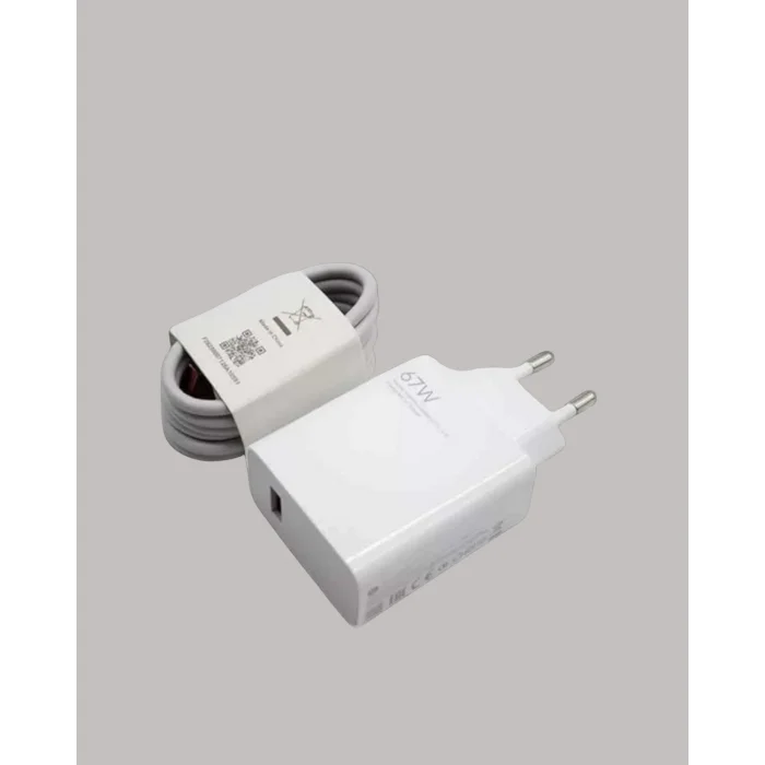 BUĞZ 67W Turbo Hızlı Şarj Adaptörü ve Type-C Kablo Güvenli Şarj Teknolojisi - Lisinya