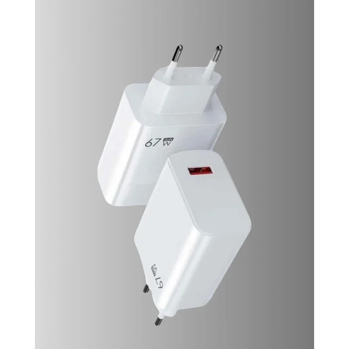 BUĞZ 67W Turbo Type-C Hızlı Şarj Adaptörü – Akıllı Koruma Çipli, Hızlı Şarj Destekli - Lisinya