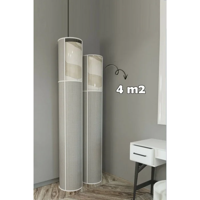 BUĞZ 6’lı Hava Geçiren Kapasiteli, Toz ve Nem Koruyucu PVC Pencereli Halı Kılıfı Hurcu – 4 m² ( BUĞZ )