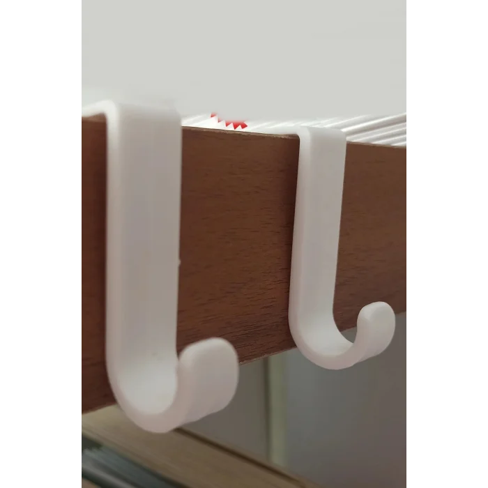 BUĞZ 7 Adet Çekmece Dolap Kapağı Mutfak Banyo Askısı Plastik Çok Amaçlı Askı Seti