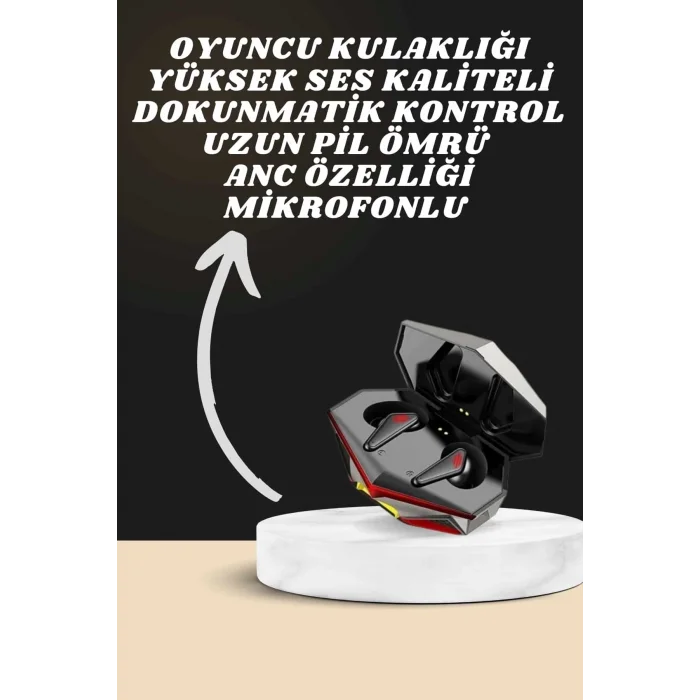  7 Kordonlu Akıllı Saat Ve Oyuncu Kulaklığı Bluetooth Bağlantılı Android ve İOS Uyumlu