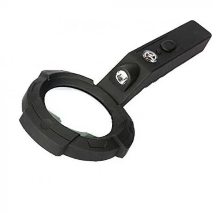 BUĞZ 7 Led Aydınlatma,fener,pusula,4x Büyütme Okuma Büyüteç  Th600557