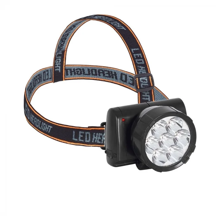 BUĞZ 7 Ledli Şarjlı Baret Kafa Lambası Wt-701