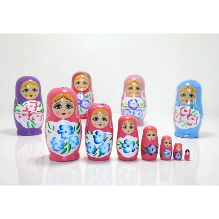 BUĞZ 7Li Ahşap Matruşka