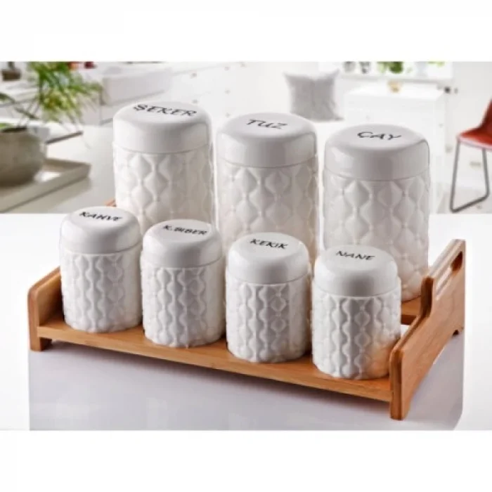  7li Standlı Baharat Seti