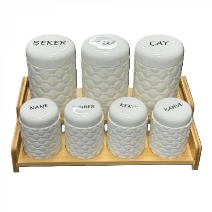  7li Standlı Baharat Seti