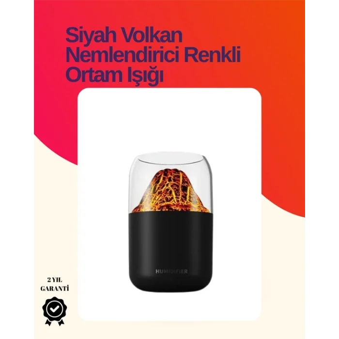 BUĞZ 7 Renk LED Işıklı Uçucu Yağ Difüzörü – Ultrasonik Teknoloji