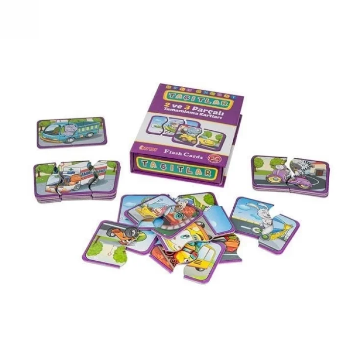  7192 DıyToy, Flash Cards - Taşıtlar / +18 ay