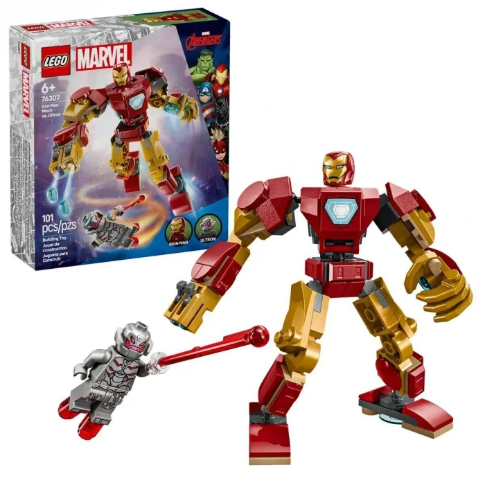 BUĞZ 76307 Lego Marvel Iron Man Ultrona Karşı 101 parça +6 yaş