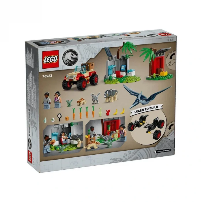 BUĞZ 76963 LEGO® Jurassic World Yavru Dinozor Kurtarma Merkezi 139 parça +4 yaş