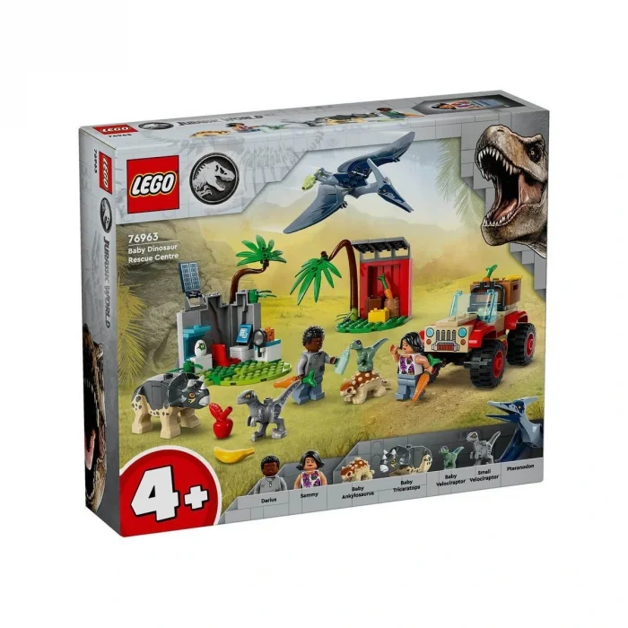 BUĞZ 76963 LEGO® Jurassic World Yavru Dinozor Kurtarma Merkezi 139 parça +4 yaş