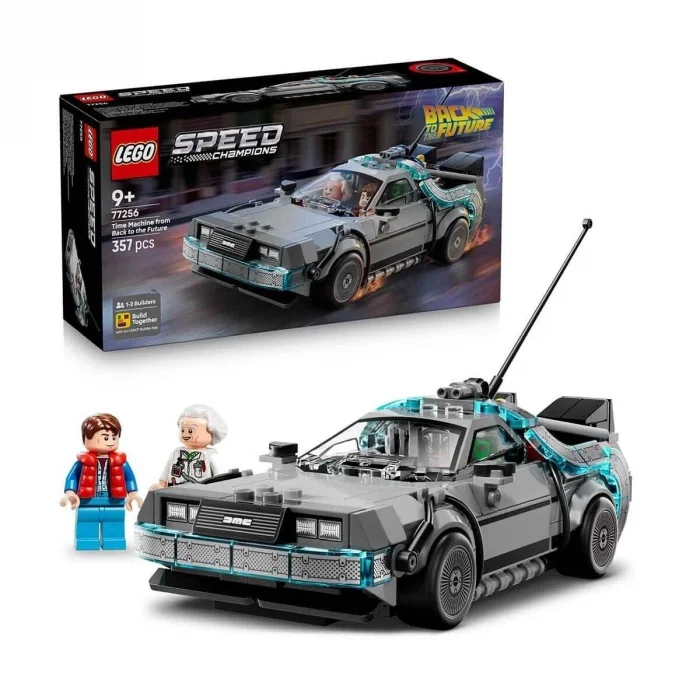 BUĞZ 77256  Speed Champions Geleceğe Dönüş: Zaman Makinesi 357 parça +9 yaş
