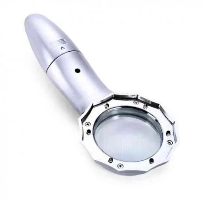 BUĞZ 7x Büyüteç 6 Led Işık Aydınlatma 50mm Optik Lens El Büyüteç - BUĞZ