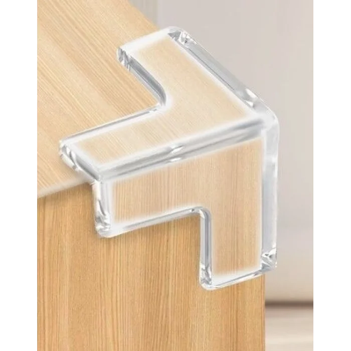 BUĞZ 8 li Set Silikon Şeffaf Masa Kenarı Koruma Aparatı