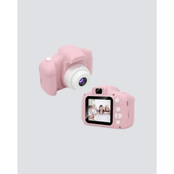 BUĞZ 8 Megapiksel Mini Çocuk Kamerası HD Ekranlı Darbeye Dayanıklı ve Şarjlı