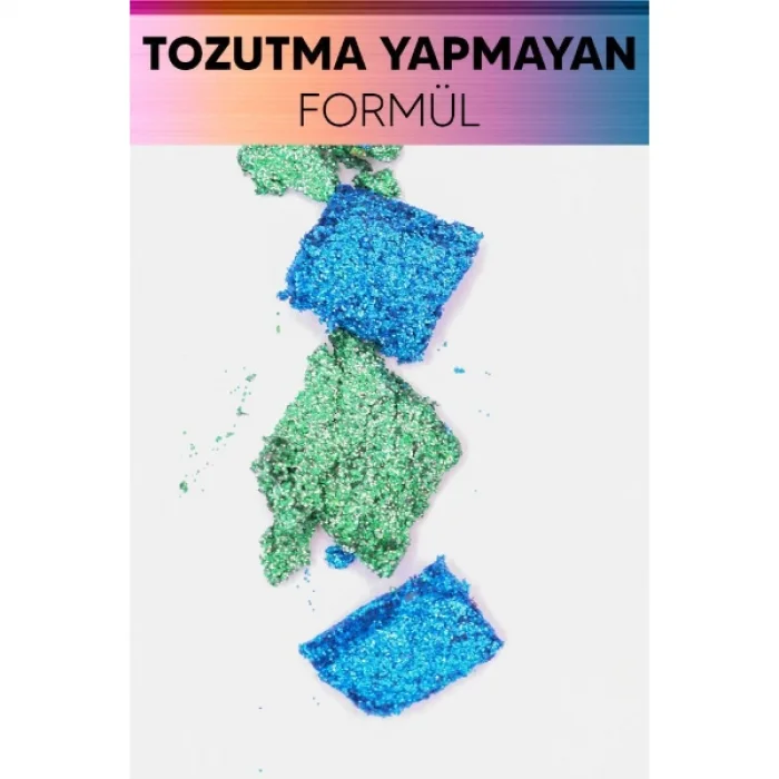 BUĞZ 8 Renk Yaz Glitter Far Paleti - 2li Set