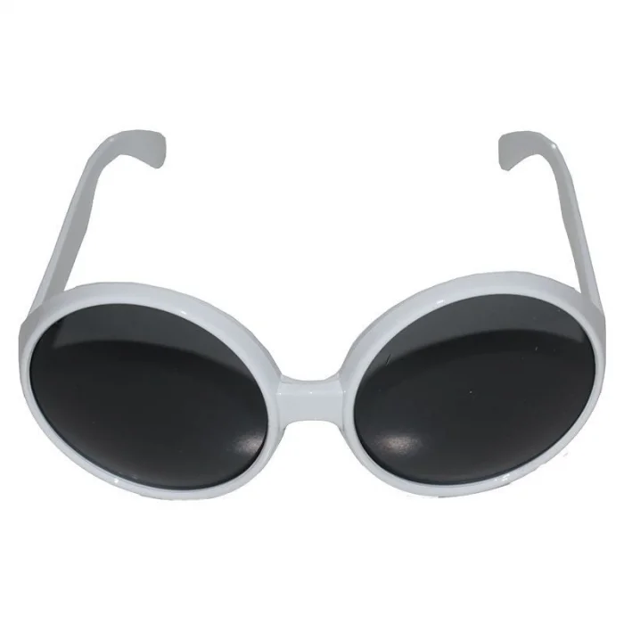 BUĞZ 80 li Yıllar Beyaz Renk Nostalji Yeşilçam Parti Gözlüğü