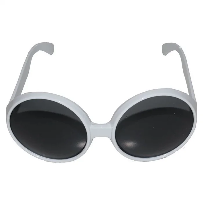 BUĞZ 80 Li Yıllar Beyaz Renk Nostalji Yeşilçam Parti Gözlüğü