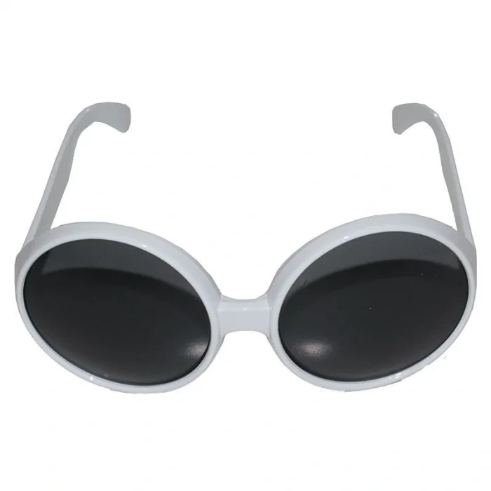 BUĞZ 80 li Yıllar Beyaz Renk Nostalji Yeşilçam Parti Gözlüğü