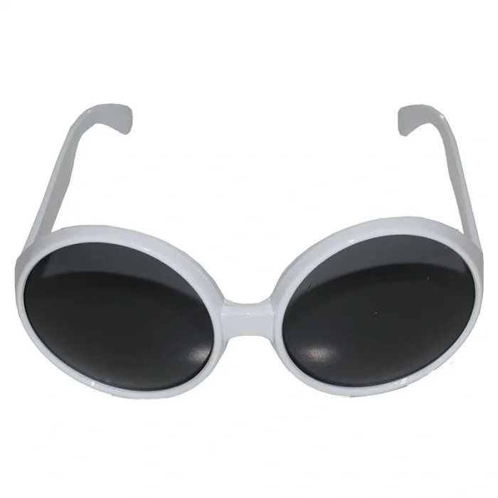 BUĞZ 80 li Yıllar Beyaz Renk Nostalji Yeşilçam Parti Gözlüğü