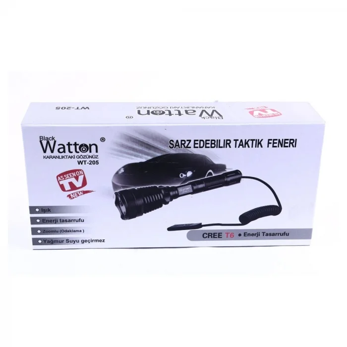 BUĞZ 800 Lümen T6 Özel Avcı Feneri Wt-205