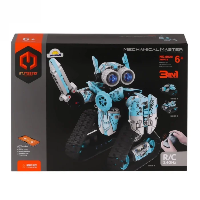  8028 IMM Mekanik Master Kumandalı Robot Araba Blokları 3IN1  398 Parça