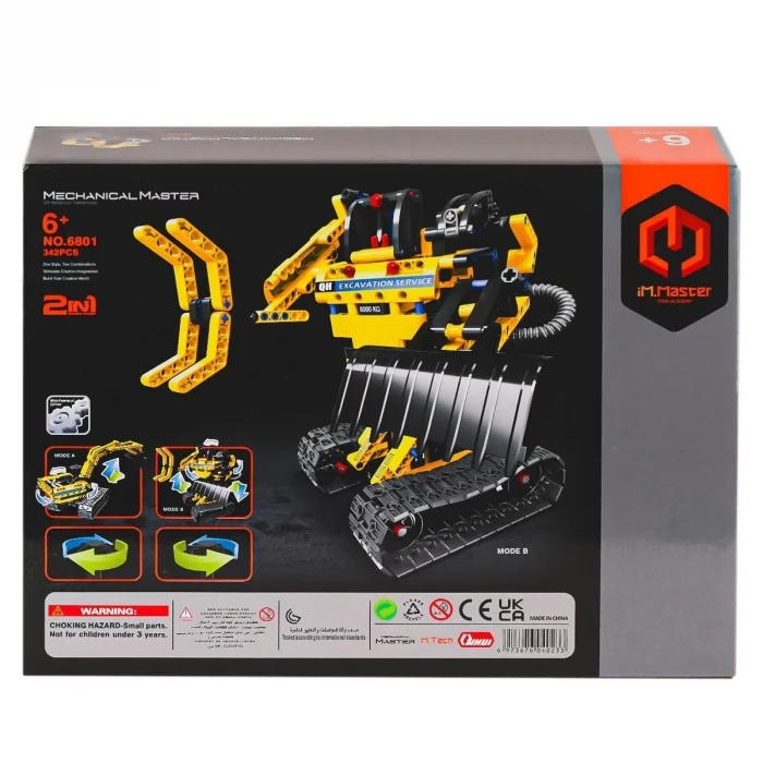  8037 IMM Kumandalı Master Blokları Kepçe 3ın1 430 Parça