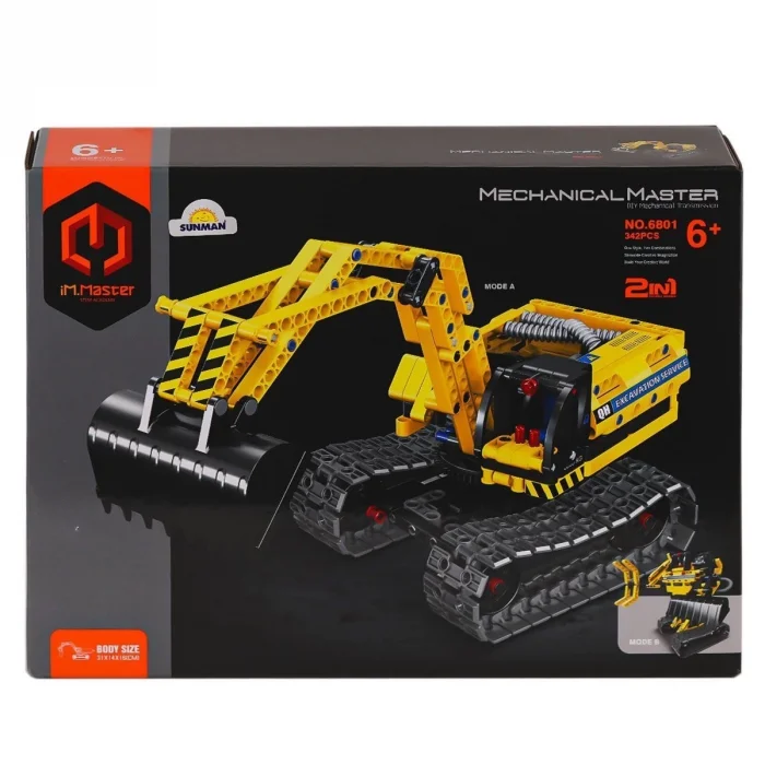  8037 IMM Kumandalı Master Blokları Kepçe 3ın1 430 Parça