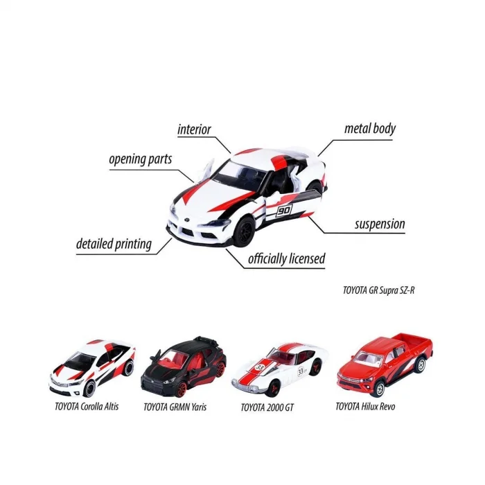 BUĞZ 8502105003 Toyota Racing 5 Pieces Giftpack
