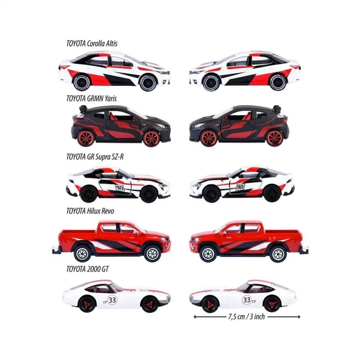 BUĞZ 8502105003 Toyota Racing 5 Pieces Giftpack