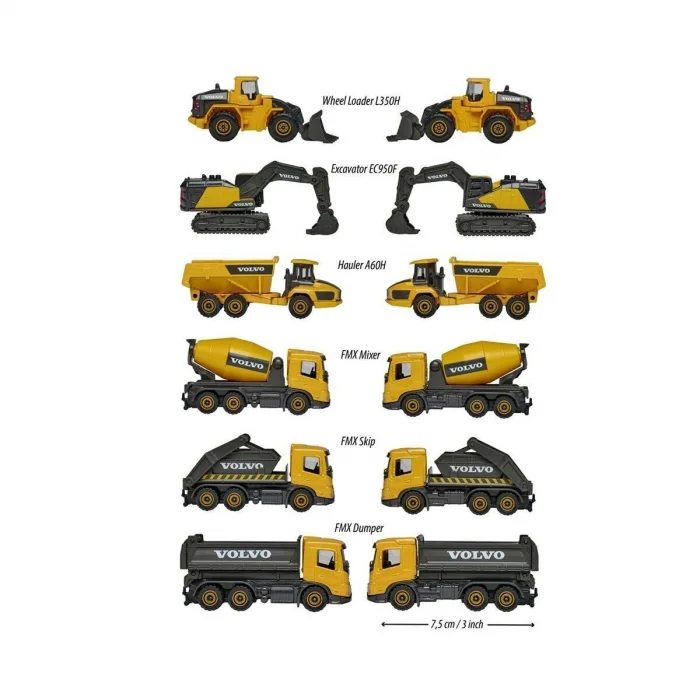 BUĞZ 8503100000 Volvo Construction Premium 6-asst
