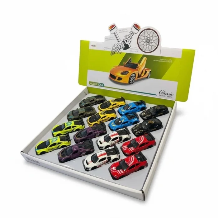 BUĞZ 8.5CM 1:64 KAPILARI AÇILAN SPOR ÇEKBIRAK ARABA