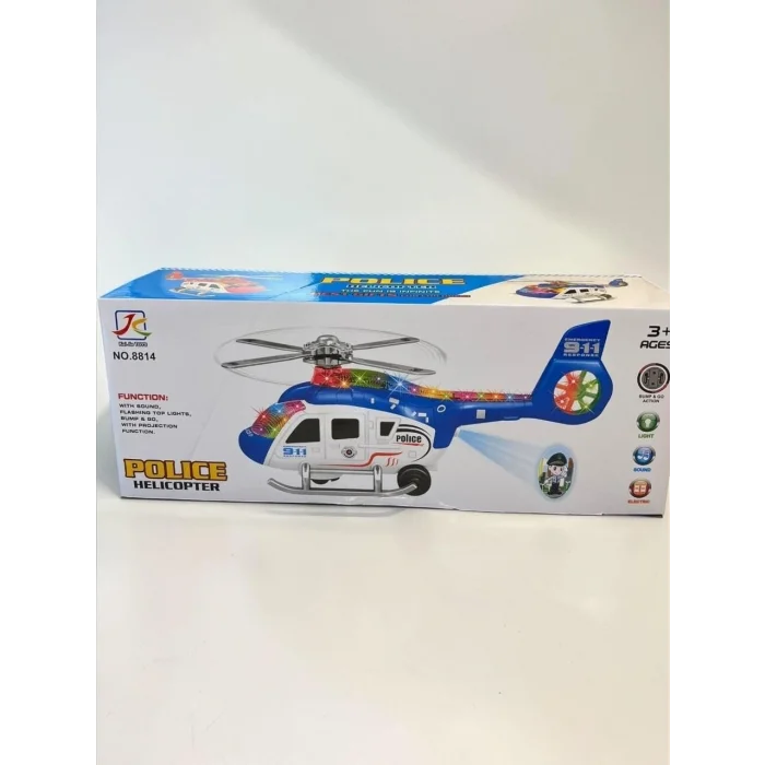 BUĞZ 8814 SESLİ IŞIKLI ÇARP DÖN HELİKOPTER-KRS