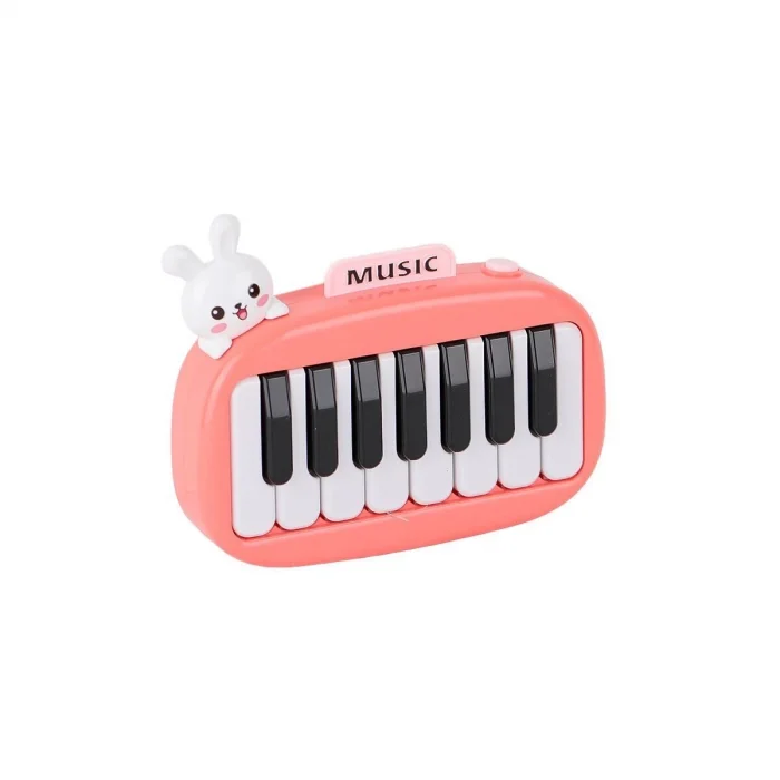  8896-1B 88 Tavşanlı Işıklı Müzikal Piano - 1 Adet Fiyatıdır