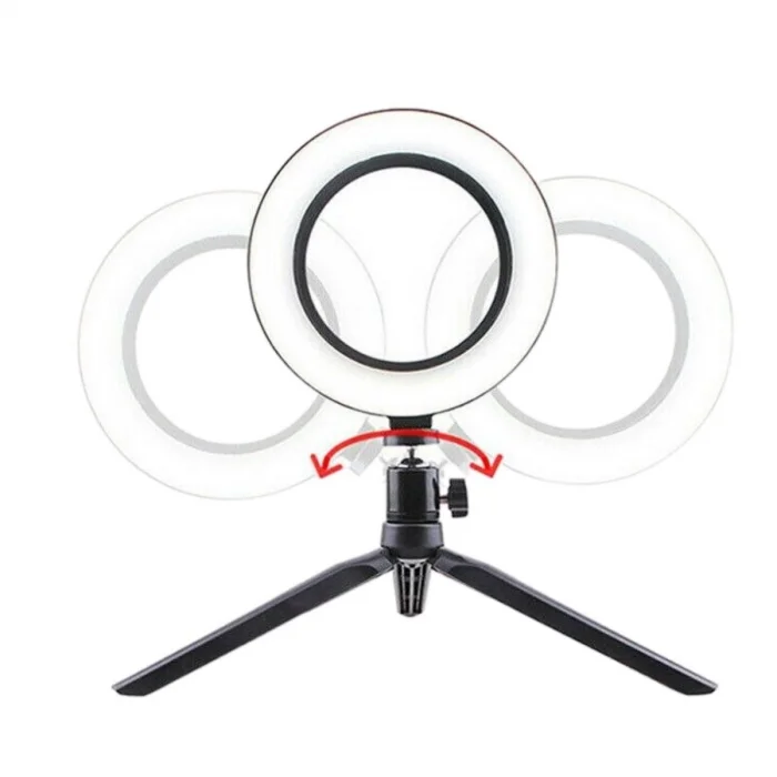 BUĞZ 8inç 20cm Youtube Instagram Tiktok Selfie  Stüdyo Video Fotoğraf Ring Light  Tripod Led Halk