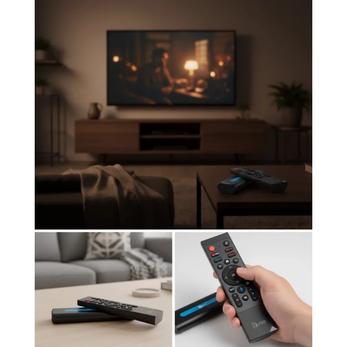 BUĞZ 8K Android TV Stick Bas Konuş Destekli Güçlü Performans
