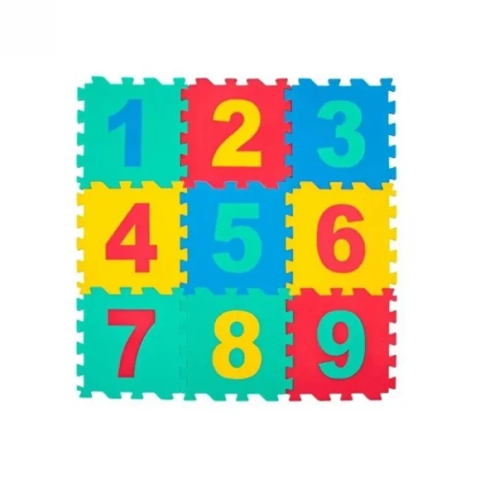 BUĞZ 9 Parça Sayılar Puzzle Yer Matı