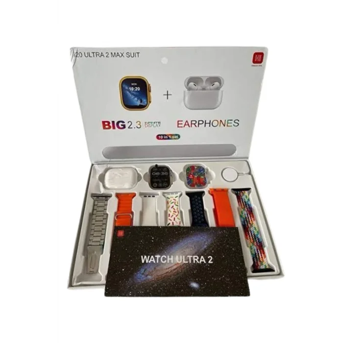 BUĞZ 9 Ultra Akıllı Saat 49mm 2inç Ekran 7 Kordonlu ve Bluetooth Kulaklık