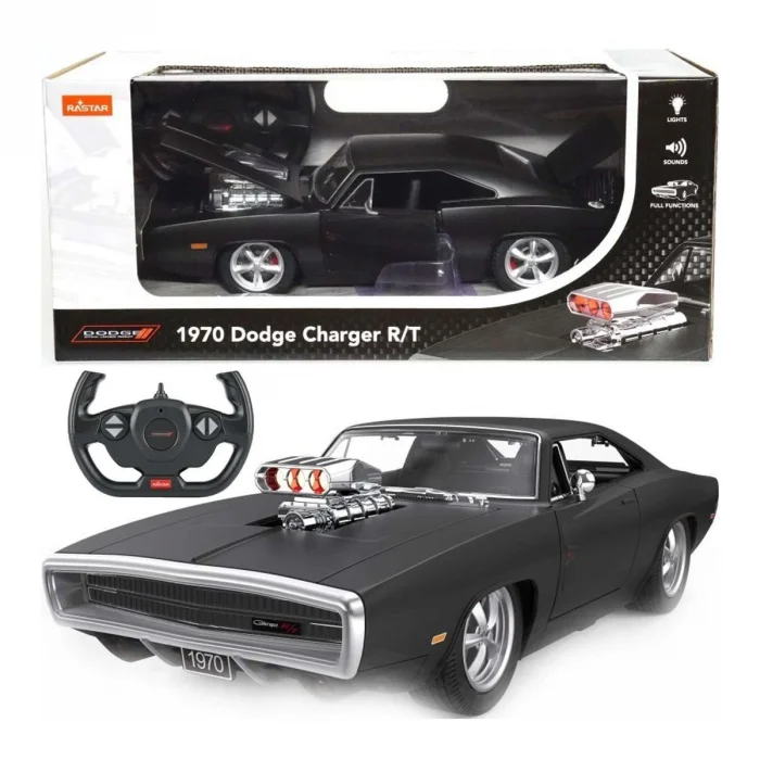  99010 1970 Dodge Charger R/T Sesli ve Işıklı Uzaktan Kumandalı Araba