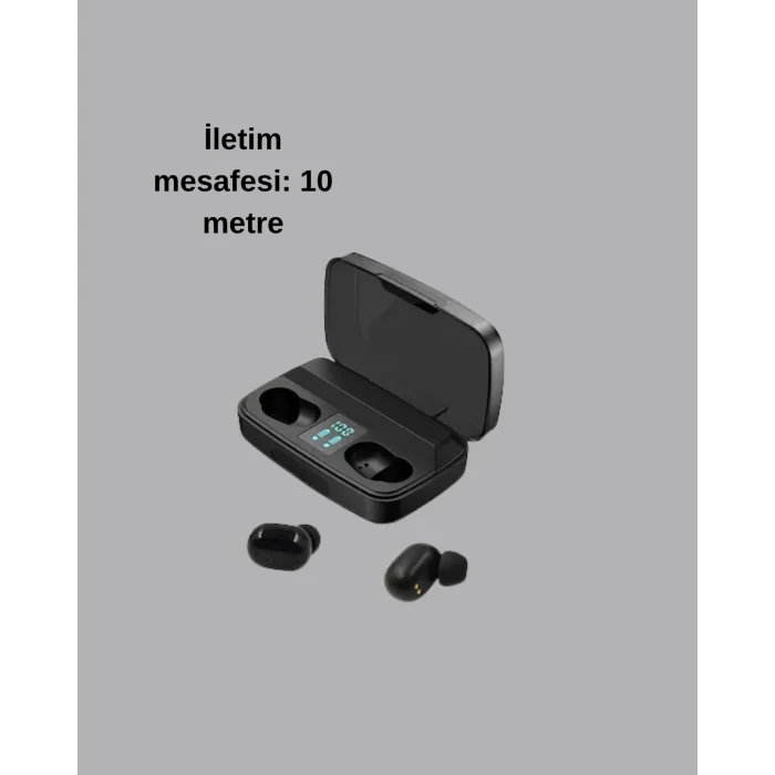 BUĞZ A10s TWS Bluetooth 5.0 Kulaklık – Powerbank’li Şarj Kutusu, Dokunmatik Kontrol, Gerçek Stereo - BUĞZ
