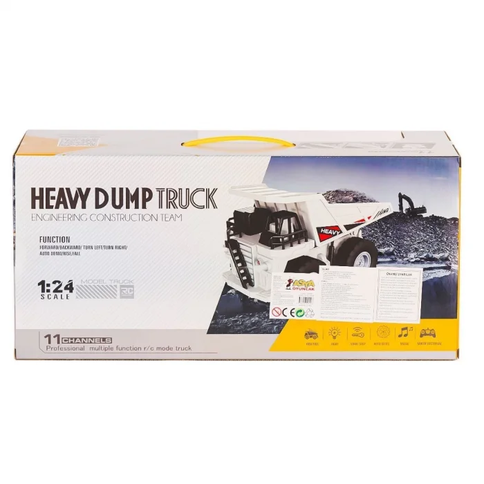  A8196-QH9008 Kumandalı Ağır Döküm Kamyon 1:24  -Asya Oyuncak