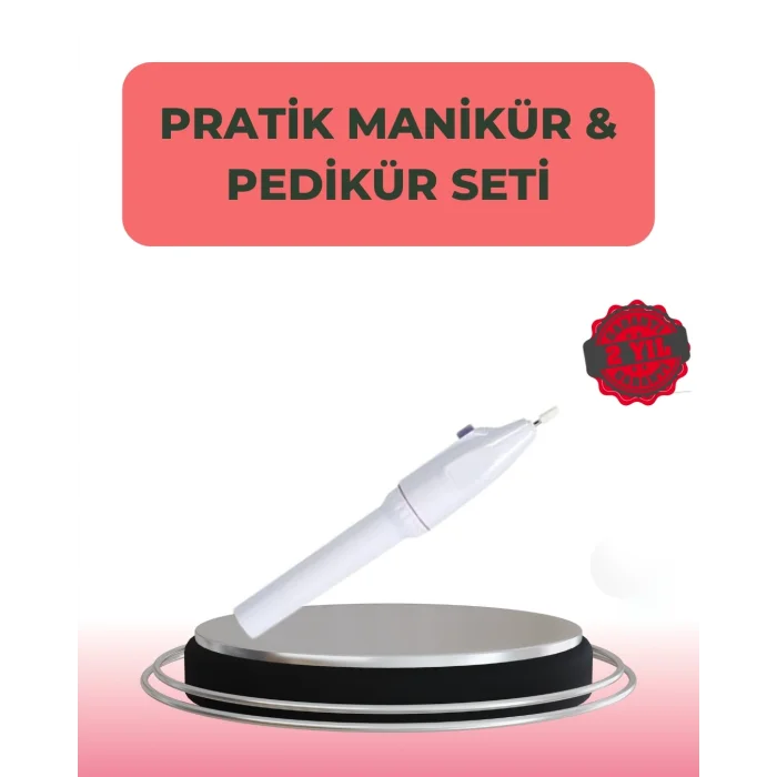 BUĞZ ABS Gövdeli Sessiz Tırnak Matkap Seti – Ayarlanabilir Hız ve Uzun Ömürlü Kullanım