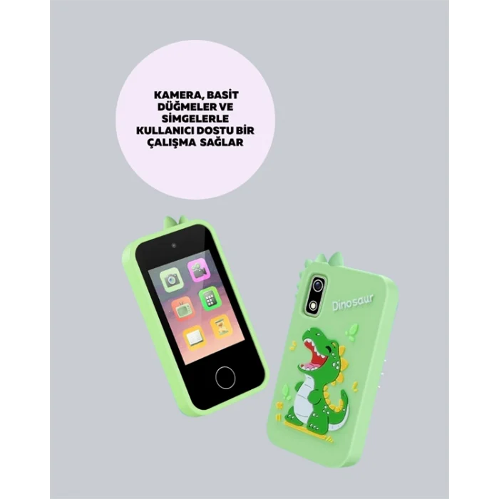 BUĞZ ABS + Silikon Gövdeli Dayanıklı Çocuk Kamerası – Güvenli Malzeme, Şok Emici Tasarım - BUĞZ