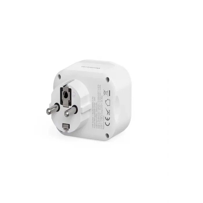 BUĞZ Ac-115 2500w 3.4a 2usb 1type-c 1soket Akım Korumalı Şarj Adaptörü Priz Çoğaltıcı