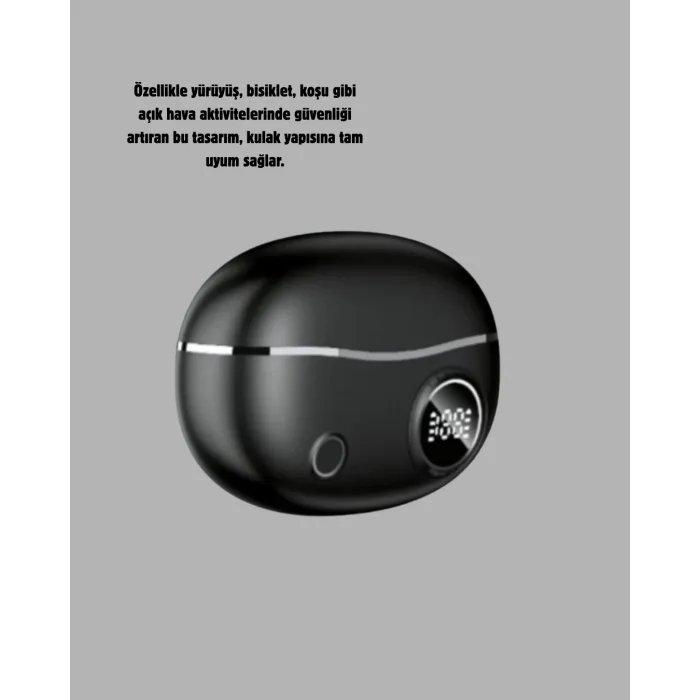 BUĞZ Açık Tasarım Spor Kulaklık Hafif Silikon Kaplama APTX Ses Teknolojili - BUĞZ