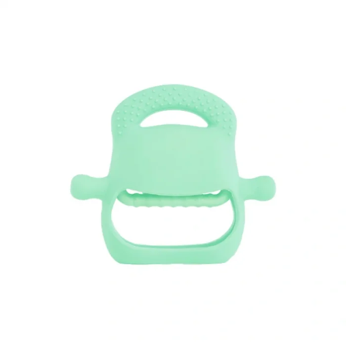 BUĞZ Açık Yeşil Bebek Silikon Diş Kaşıyıcı