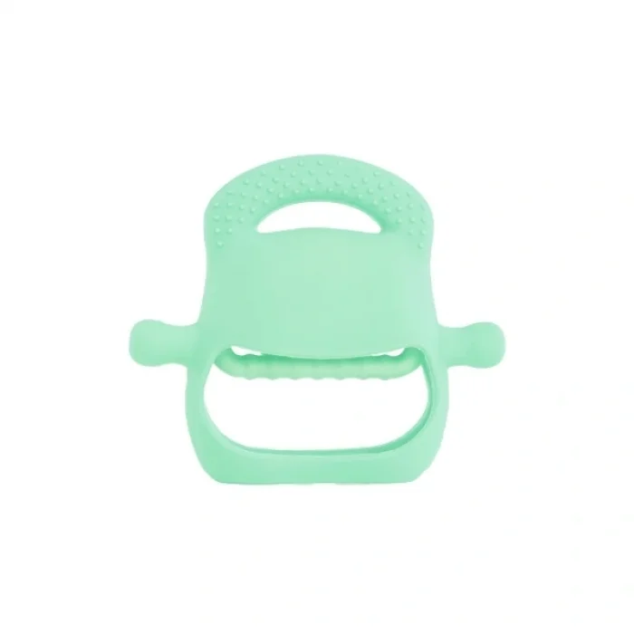 BUĞZ Açık Yeşil Bebek Silikon Diş Kaşıyıcı