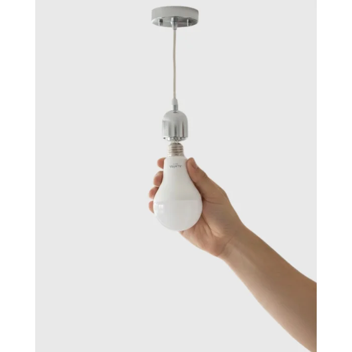 BUĞZ Acil Durumlar İçin Şarjlı LED Ampul 6400K Soğuk Beyaz 30 Watt Yeni Nesil